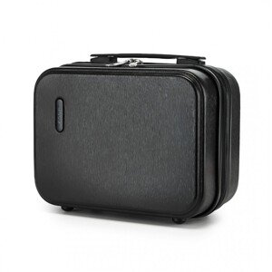 Toaletný kufrík na batožinu KONO - ABS+PC - 9,6 L - čierny