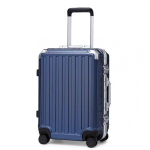 Supercase cestovný kufor s pevným hliníkovým rámom - navy - 42L