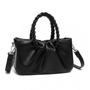 Miss Lulu elegantná crossbody kabelka - čierna
