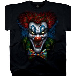Liquid Blue Pánske bavlnené tričko - Bow Tie Clown Dark Fantasy Veľkosť: L