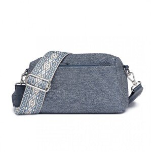 Miss Lulu Ethnic vodeodolná crossbody taška - modrá
