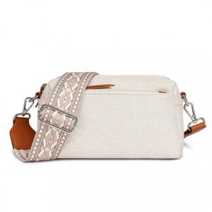 Miss Lulu Ethnic vodeodolná crossbody taška - béžová