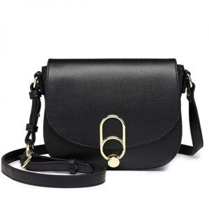 Miss Lulu dámska crossbody kabelka - čierna