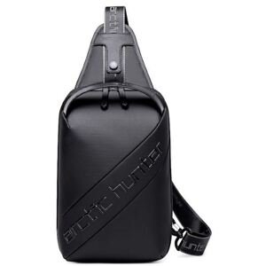 Arctic Hunter pánska crossbody taška - čierna