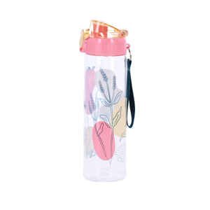 Bottle&More tritánová fľaša na vodu 700ml - listy