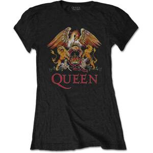 RockOff Dámské Tričko Queen - čierne farebná potlač Veľkosť: XL