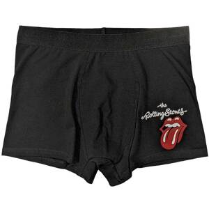 RockOff Pánske bavlnené boxerky Rolling stones - čierne Veľkosť: L