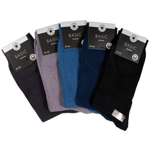 Star Socks Bavlnené ponožky SET 5 - Pánske farebné Veľkosť: 39-42