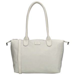 Dámska shopper taška Charm London Buckingham Mono 15,5 L - svetlosivá