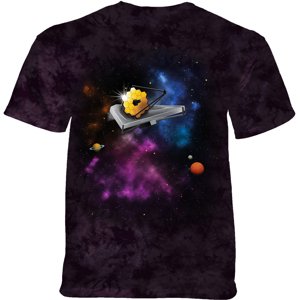 Pánske batikované tričko The Mountain - JAMES WEBB NEBULA Veľkosť: XL