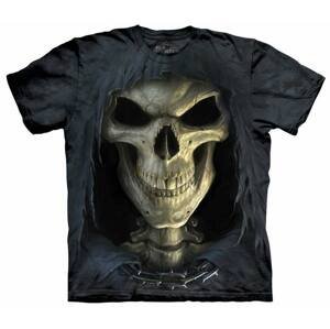 Pánske batikované tričko The Mountain - Tvár smrti - čierne Veľkosť: M