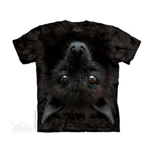 The Mountain Detské batikované tričko - Bat Head - čierne Veľkosť: S
