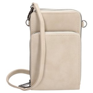 Dámska kabelka na telefón / peňaženka s popruhom cez rameno Beagles Marbella - svetlá taupe - na výšku