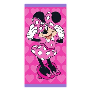 Disney Minnie Mouse ,,ME TIME"  detská osuška mikrovlákno 70x140 cm