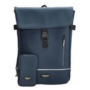 Beagles Originals unisex vodeodolný batoh s vreckom 15"- 21L - navy