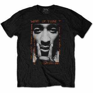 RockOff 2PAC UNISEX tričko: WHAT OF FAME? Veľkosť: XL