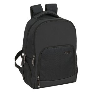 SAFTA BUSINESS 14,1" dvojkomorový batoh s USB portom - čierny - 19L