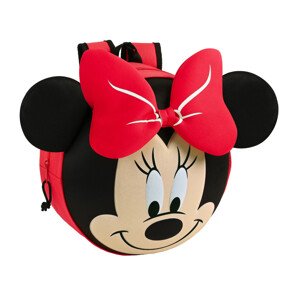 Safta Minnie Mouse predškolský batôžtek okrúhly s ušami - červená - 31 cm