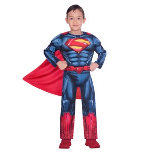 Amscan Karnevalový kostým Superman Classic Veľkosť: 4-6