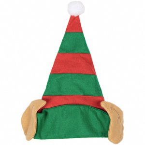 Amscan Vianočná čiapka Elf s ušami