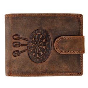 Wild Luxusná pánska peňaženka s prackou ART-895-SIPKY-TAN - hnedá