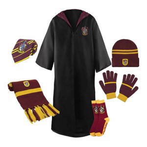 Wizarding World Balenie 6 kusov oblečenia Harry Potter - plášť, čiapka, rukavice, šál, kravata a ponožky Veľkosť: 10-12