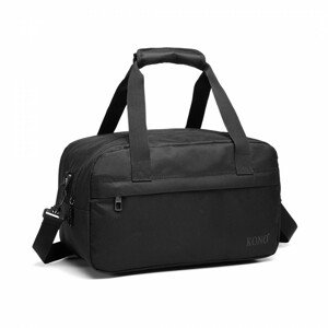 KONO Malá multifunkčná unisex taška KONO Drill - čierna / 13L