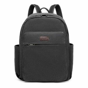 KONO unisex priestranný batoh SAVIORA - čierny - 17 L