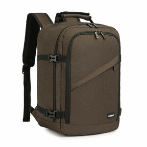 KONO veľkokapacitný kompaktný cestovný batoh EM2231 - hnedý - 20L