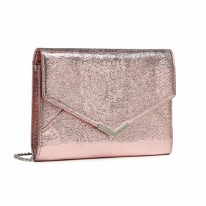 Miss Lulu dámska spoločenská listová kabelka LP2306 - ružová