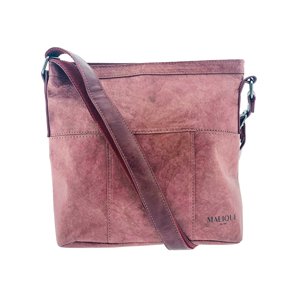 Malique dámska dizajnová papierová crossbody kabelka D1092D - orientálna červená -  25 cm