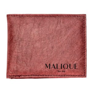Malique dámska dizajnová papierová peňaženka D1093D - orientálna červená - 11 cm