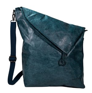 Malique dámska papierová taška s cípom D1100C - 40 cm - modrá oceán