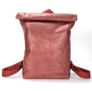 Malique dámsky dizajnový papierový batoh  D1260D - orientálna červená -  12L