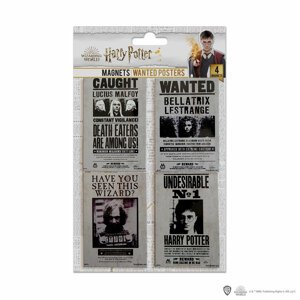 Wizarding World Harry Potter Sada 4 kusov magnetiek WANTED Harry Potter - MAP5003