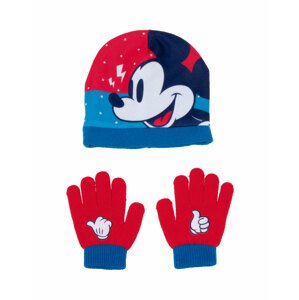 Disney Detský set čiapka/rukavice 51/54 Mickey Mouse "Happy Smiles"