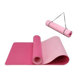 Protišmyková podložka na jogu a pilates Kono - svetlo ružová