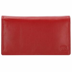 Kožená dámska peňaženka Double-d - červená
