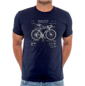 Cycology Tričko BluePrint Bike (Plány Bicyklu) Veľkosť: S