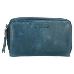 Dámska kožená peňaženka Micmacbags - riflová modrá