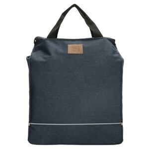 Praktická taška na bicykel Dutch cycle bags classic na zips - navy