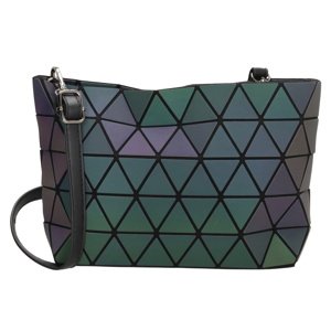 Dámska dizajnová crossbody kabelka Charm London Hoxton - metalická čierna