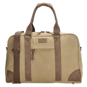 Beagles Originals cestovná taška canvas 34 L - khaki