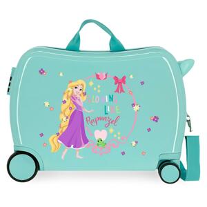 JOUMMABAGS Detský kufor na kolieskach - odrážadlo - Disney - Princess Celebration - Rapunzel