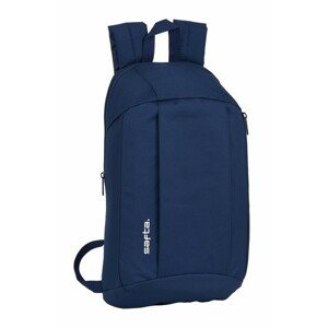 SAFTA Basic úzky mini batoh - modrý / 8L