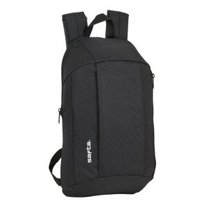 SAFTA Basic úzky batoh - čierny / 8L