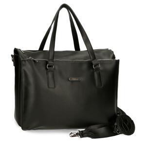 Dámska elegantná biznis taška na notebook Pepe Jeans SALMA - čierna