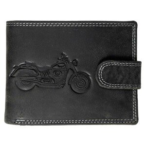 Wild Luxusná pánska peňaženka s prackou Chopper  - čierna