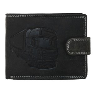 Wild Luxusná pánska peňaženka s prackou Kamión  - čierna