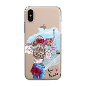 Cases Kryt na mobil Iphone - Love Paris na mobil: iPhone X/XS